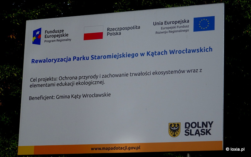 Pełnienie funkcji inspektora nadzoru ds. zieleni podczas rewaloryzacji Parku Staromiejskiego w Kątach Wrocławskich